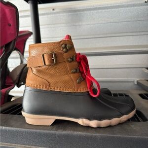 Maurices Brown and Black Winter Boots